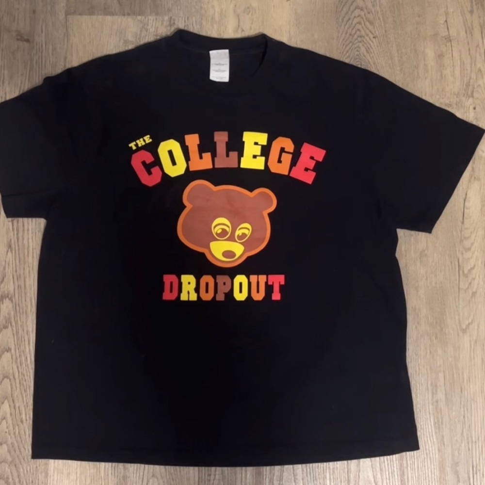 Vintage 2004 Kanye West College Dropout tour tee